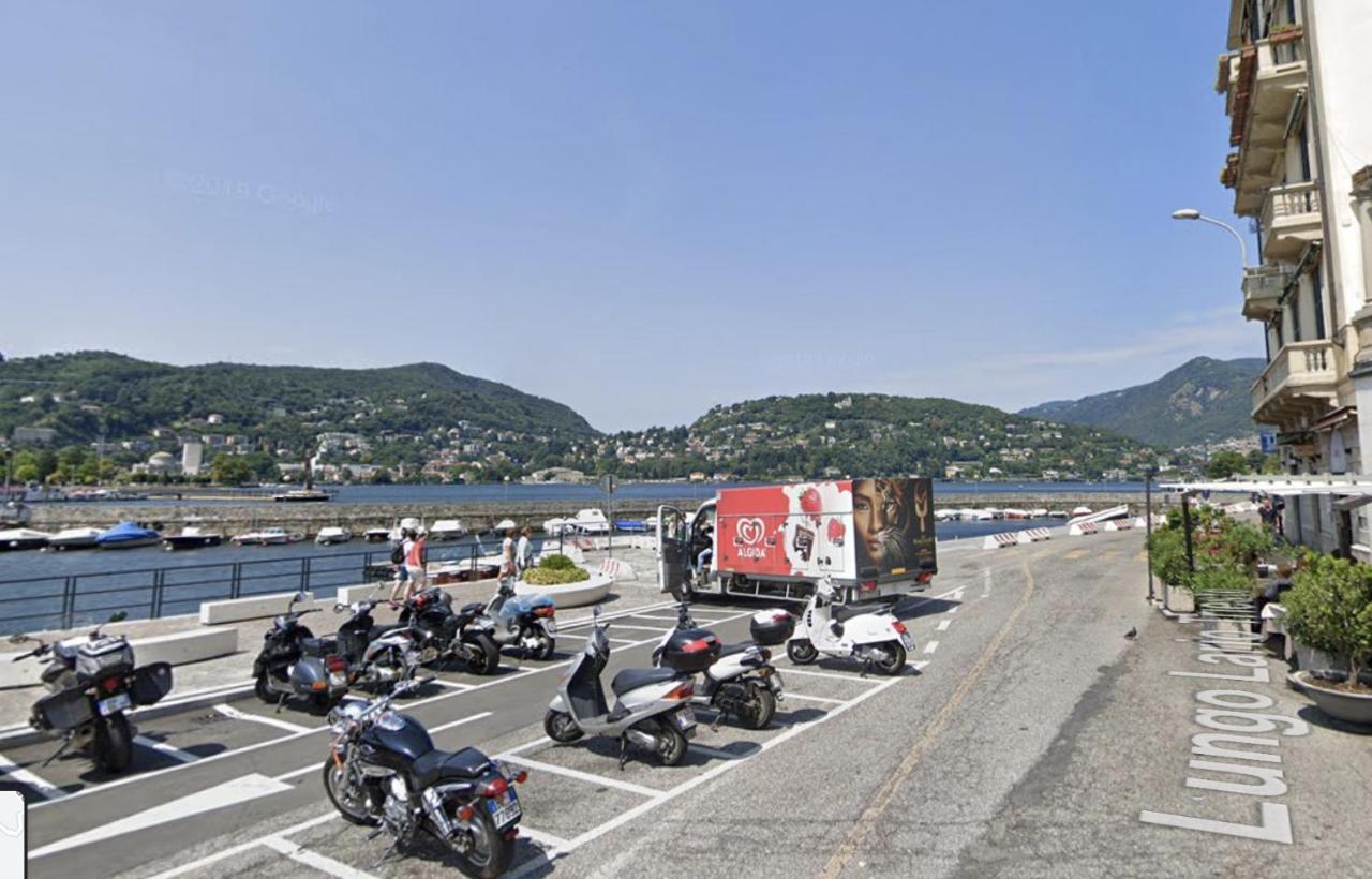 Appartamento Esclusivo Fronte Lago, In Centro A Como Con Garage Exteriör bild